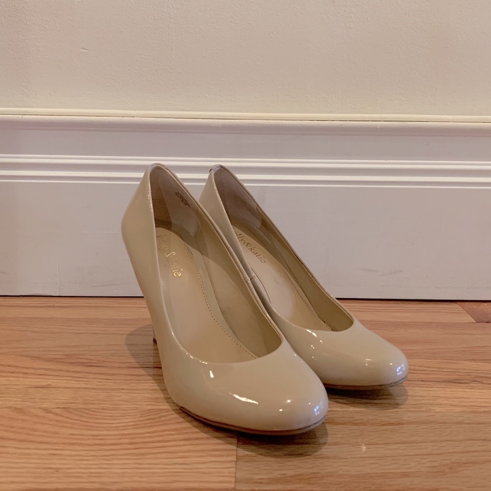 Faux Patent Leather Heels